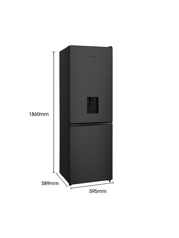 Hisense RB390N4WBE 60cm Wide, Total No Frost, Freestanding Fridge Freezer - Black - Image 6
